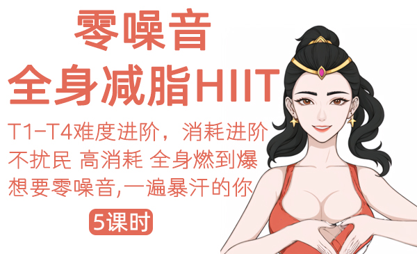4、零噪音全身减脂HIIT系列